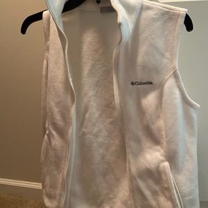 White Columbia vest